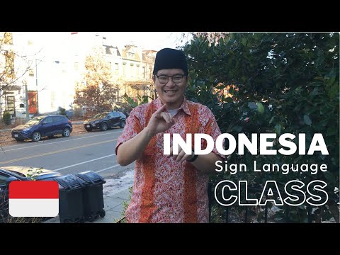 Learn INDONESIAN Sign Language with Phieter! | Online Class on InterSign University