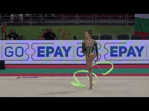 Alessia VERSTAPPEN (BEL) ribbon - 2022 worlds Sofia Qualifs