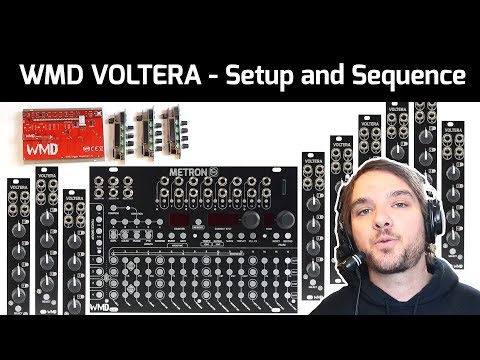 WMD Voltera - how to set up, basic note and parameter sequencing