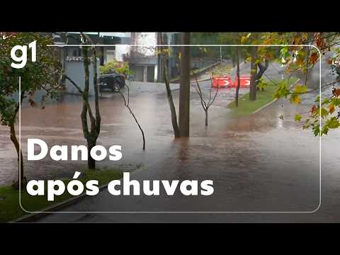 Municípios do RS registram danos após as chuvas #g1