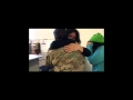 Un soldado sorprendió a toda su familia al regresa a casa 