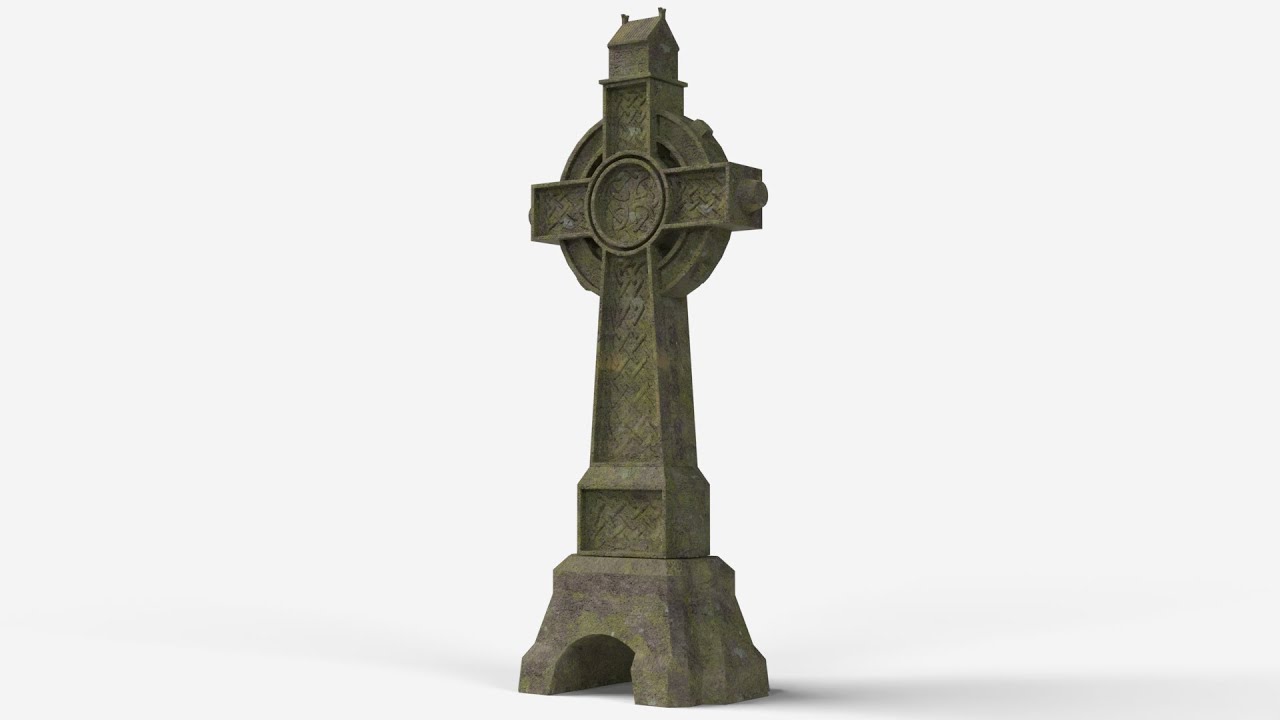 La croix celtique Modèle 3D
