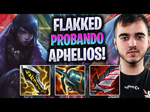 FLAKKED PROBANDO APHELIOS DE NUEVO! - HRTS Flakked Juega Aphelios ADC vs Vayne! | Season 2023