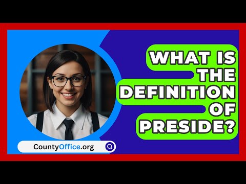 Qual è la definizione di "preside"? - CountyOffice.org