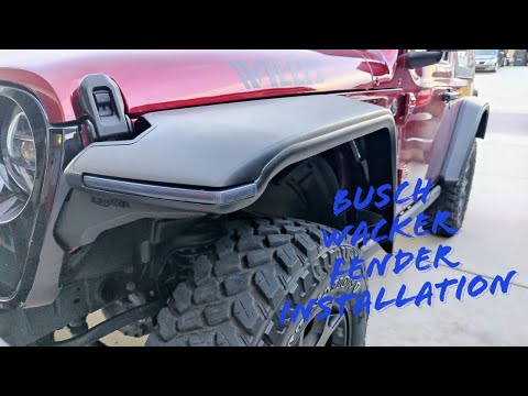 Jeep Bushwacker Fender Installation