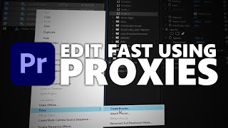 EDIT FAST Using Proxies | Premiere Pro 2020
