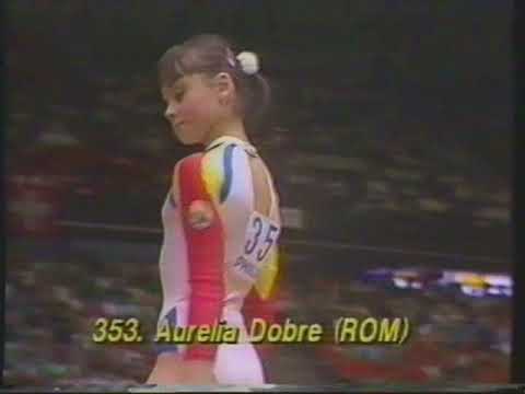 Aurelia Dobre (ROM) - Worlds 1987 - All Around - Floor Exercise