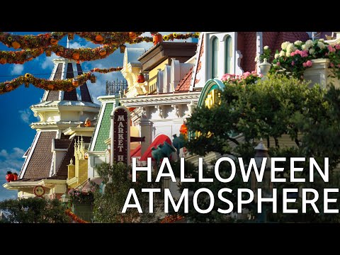 [4K] Halloween 2021 Atmosphere - Main Street USA - Disneyland Paris