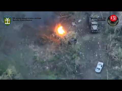 Ukraine destroyed this Russian armored car first time – The moment military equipment were hit