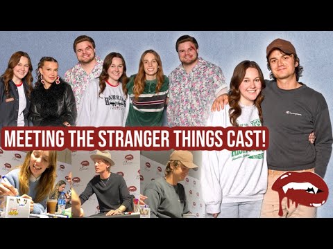 Meeting the Cast of STRANGER THINGS **The Upside Down Con**