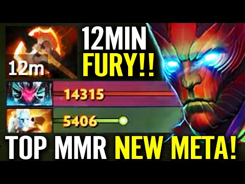 Terrorblade 12min BattleFury!!? WTF NEW META Fast Farm 18min GG TOP 10 MMR Paparazi Dota 2 Pro Carry