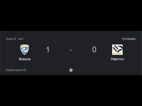 BRESCIA vs PALERMO - MALE LA PRIMA!