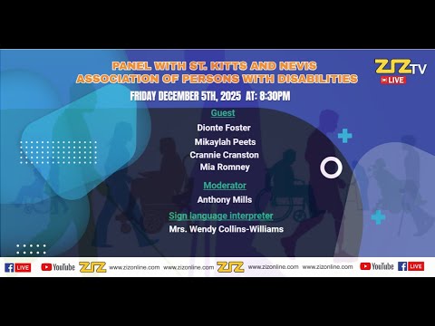 Panel with St. Kitts and Nevis Association of Persons with Disabilities December 5, 2025