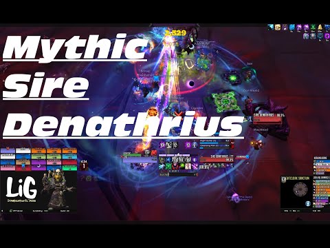 Mythic Sire Denathrius Kill - Affliction Warlock POV