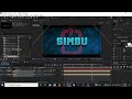 Maanadu Title Making In After Effects After Effects CC EDGEPIXELS