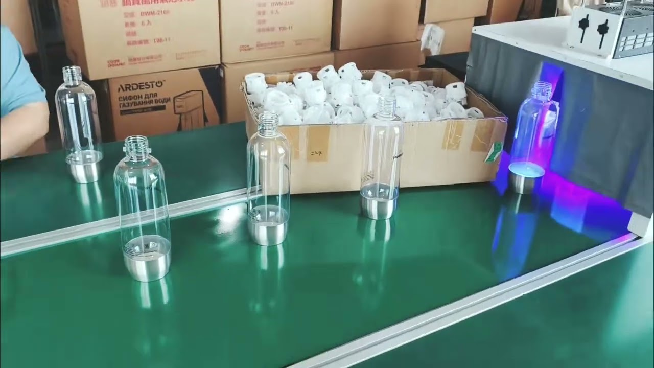 PET Bottle UV Glue Assembly