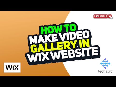 How to Make Video Gallery in WIX Website 2025