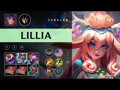 Lillia Jungle vs Hecarim - NA Challenger Patch 25.24