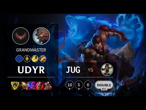 Udyr Jungle vs Nidalee - EUW Grandmaster Patch 12.5