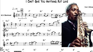 Sonny Stitt - I Can&#39;t Give You Anything But Love solo transcription