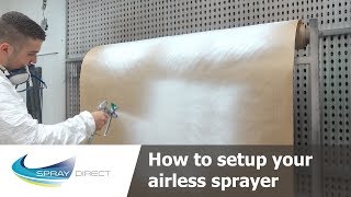 How to setup your Airless Paint Sprayer