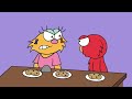 Elmo Gets Upset Over A Rock Animation