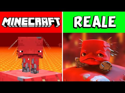 I MOSTRI DI MINECRAFT NELLA VITA REALE