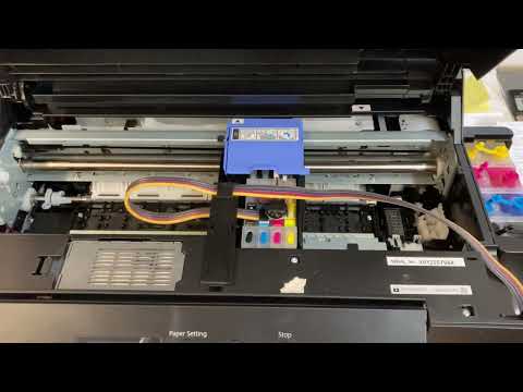 Video thumbnail: Temporary Showing First Attempt At Ciss Ink Tank Installation To An Epson Wf-7310 Printer.