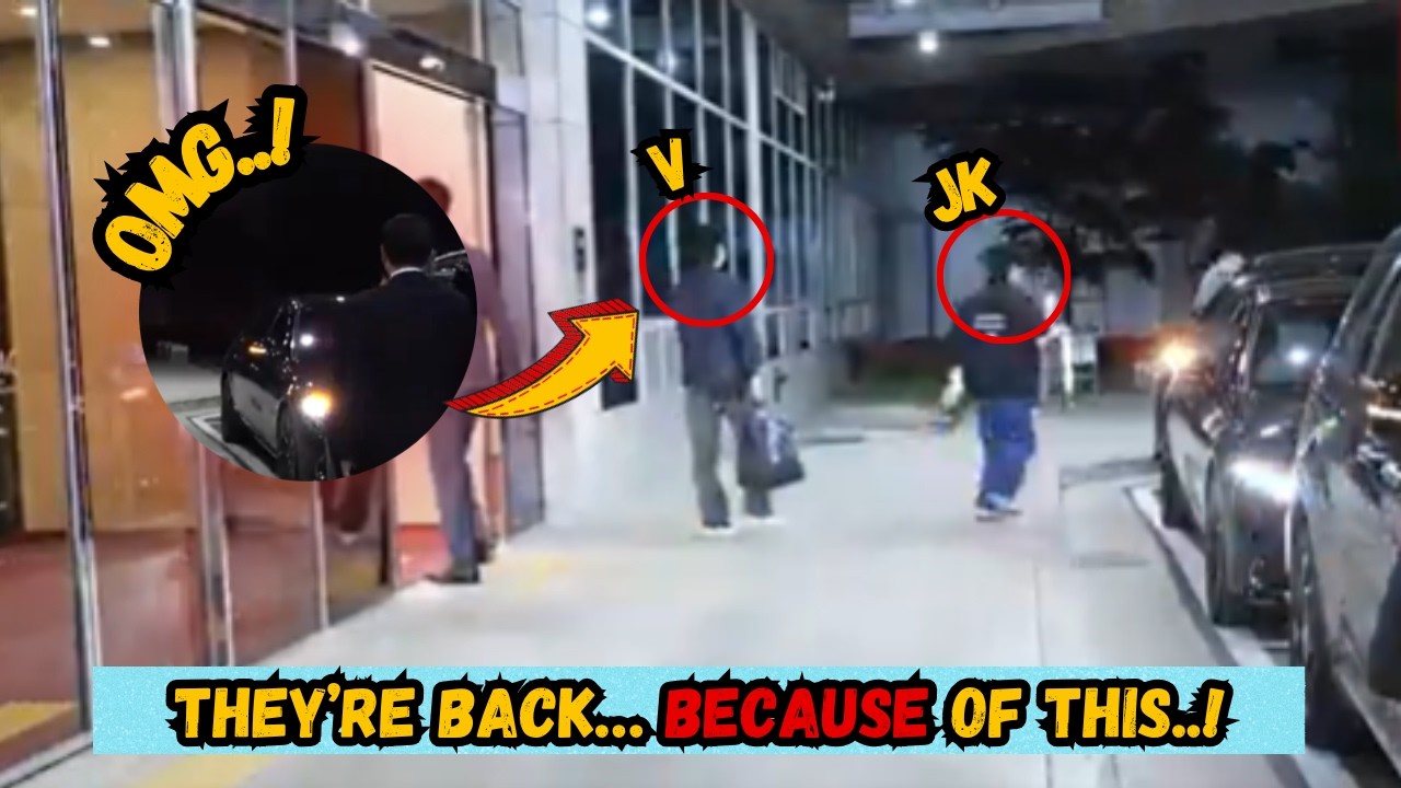 Jungkook and Taehyung’s Secret Return EXPOSED?! The Truth Behind Their Silent Flight Back to Korea!