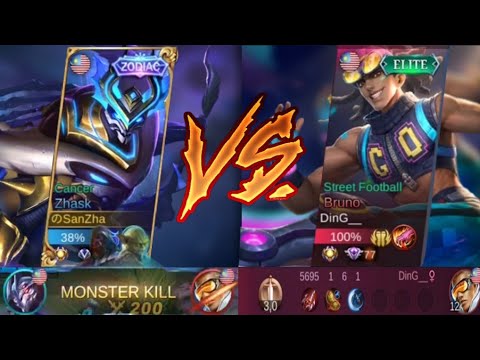 ZHASKEY DESTROYED TOP SENIOR BRUNO IN RANKED!!! | ZHASK TOP 1 GLOBAL | ZHASKEY