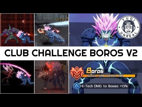 MARI TANTANG CLUB CHALLENGE TERBARU! BOROS V2!! ONE PUNCH MAN THE STRONGEST