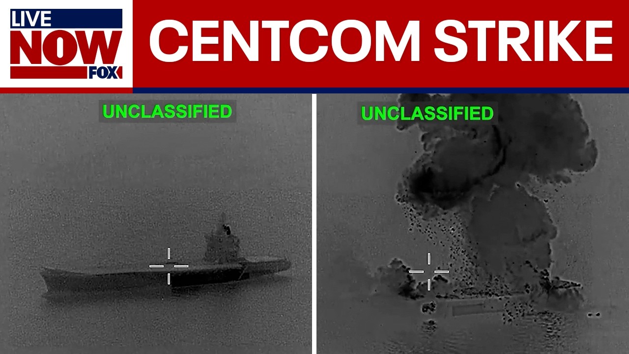 WATCH: US strikes Iranian drone carrier ship amid operation