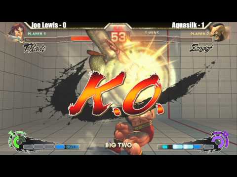 SSF4 AE 2012 Joe Lewis vs Aquasilk - Big Two #6 Tournament Sponsored by TGS