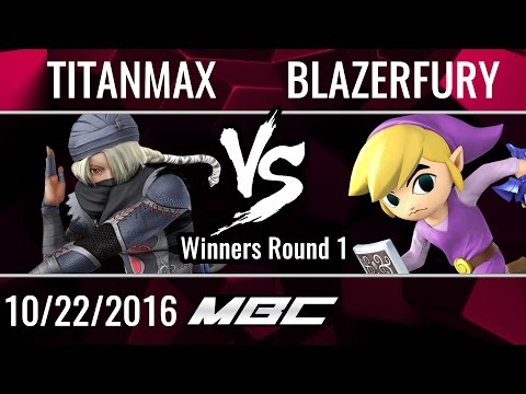 TitanMax vs BlazerFury Winner's Bracket - MBC4 - Smash Bros. Wii U