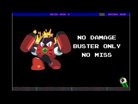 Mega Man 9 - Magma Man (Buster Only, No Miss, No Damage)