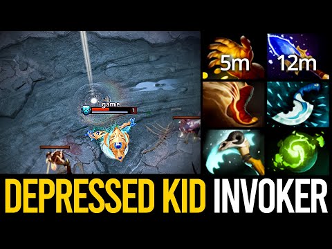 WTF 29 KILLS 0 DEATH!! EPIC DEPRESSED KID INVOKER GOD-MODE | Dota 2 Invoker