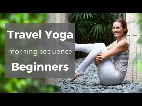 Travel Yoga for beginners | morning sequence