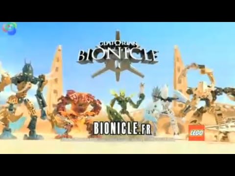 Teaser CGI, Pub TV FR Glatorian (Longue. 20s) - 2009 LEGO Bionicle Spot en Français, Française !