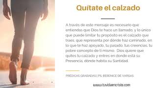 Ps  Berenice de Vargas   Quítate el calzado