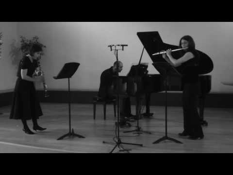 Scherzando Trio - Tarantelle, Op.6 (Saint-Saëns), fragment 2 Black and White