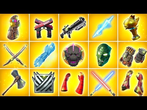 Evolution of All Fortnite Mythic Weapons & Items (Chapter 1 Season 4 - Chapter 6 Season 2)