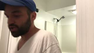 Installation Review of Vanity Art LED Lighted Surface Mount Medicine Cabinet in White with mirrors