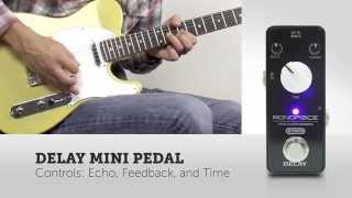 Video thumbnail for Mini FX Pedals (Delay, Flanger, Compressor) - Sound Sample by Monoprice