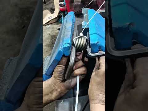 instalação de mola 😳😳 #solda #tornocnc #torno #machine #usinagem #mecanica