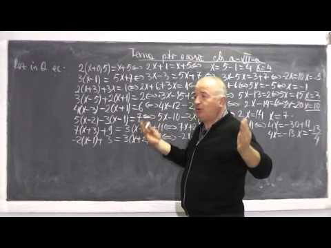 1/2 Lectia 659 Ecuatii de grad 1 in Q Semnele la algebra Factor comun Ecuatii cu modul Tema Clasa 7