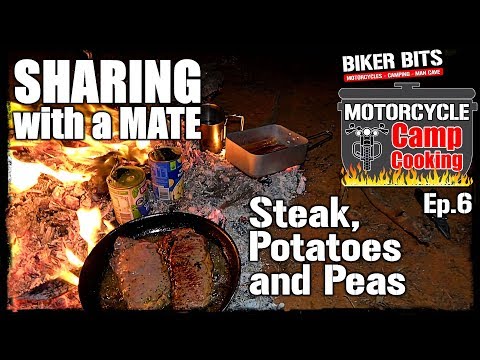 Meal for 2 - Ep.6 SE Motorcycle Camp Cooking