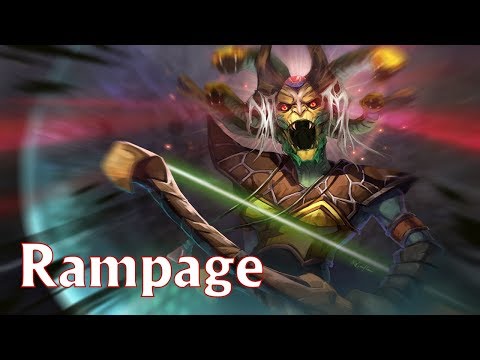 Medusa Rampage 1v5 - Dota 2