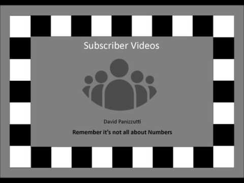 Remember It's not all about numbers -  by David Pannizzutti -  an illumnati silver subscriber Video