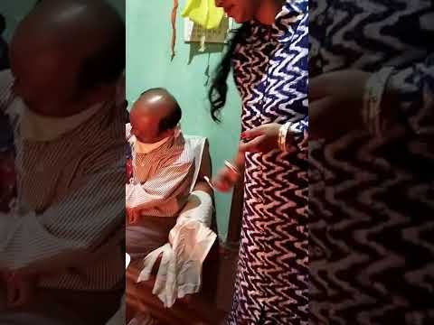 Dishan cutting cake on 2nd birthday