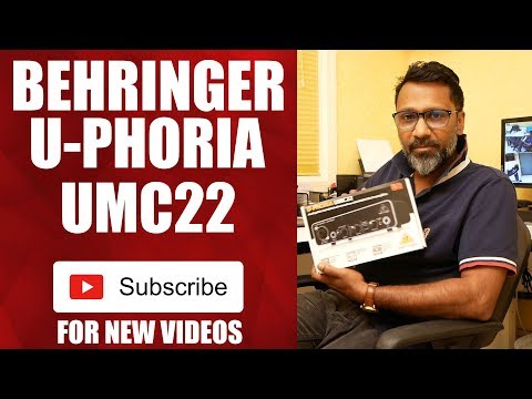 Behringer U-PHORIA UMC22 - Affordable Audio Interface for Recording